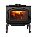 Empire Stove Gateway 2300 26-Inch Freestanding Metallic Black Wood Burning Fireplace [WB23FS] (SAK40618) – SAKSBY WHOLESALE