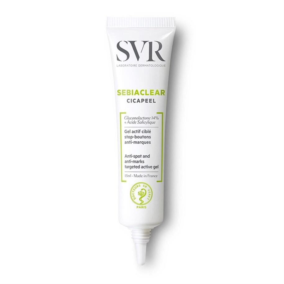 SVR Sebiaclear Cicapeel Post-Acne Care Gel for Sensitive Skin - Paraben Free, Salicylic Acid Skincare