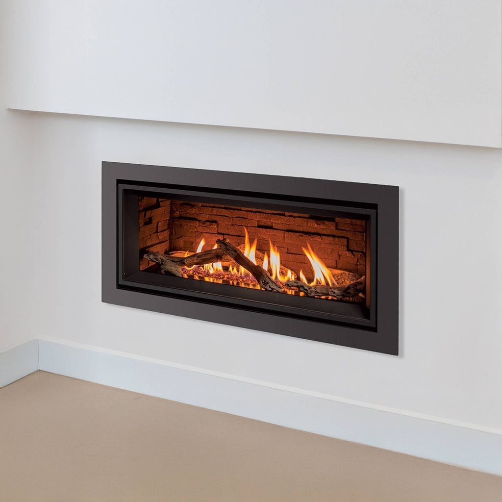 Enviro Linear Nova Direct Vent Natural Gas Fireplace With Burner Tray, Vermiculite, Steel Liner & LP Conversion Kit [C34-2] (