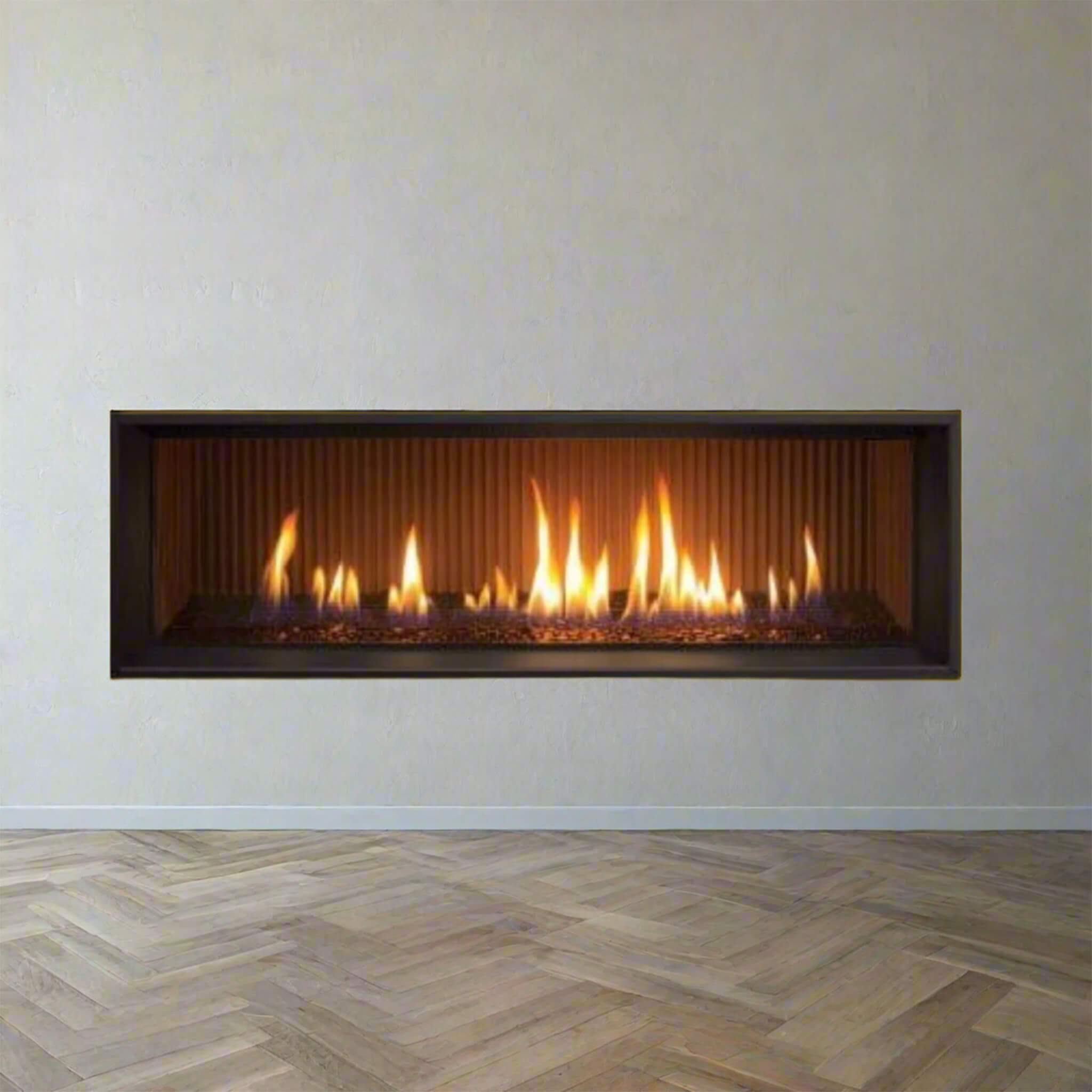 Enviro Linear Nova Direct Vent Natural Gas Fireplace With Burner Tray, Vermiculite, Steel Liner & LP Conversion Kit [C44-2] (