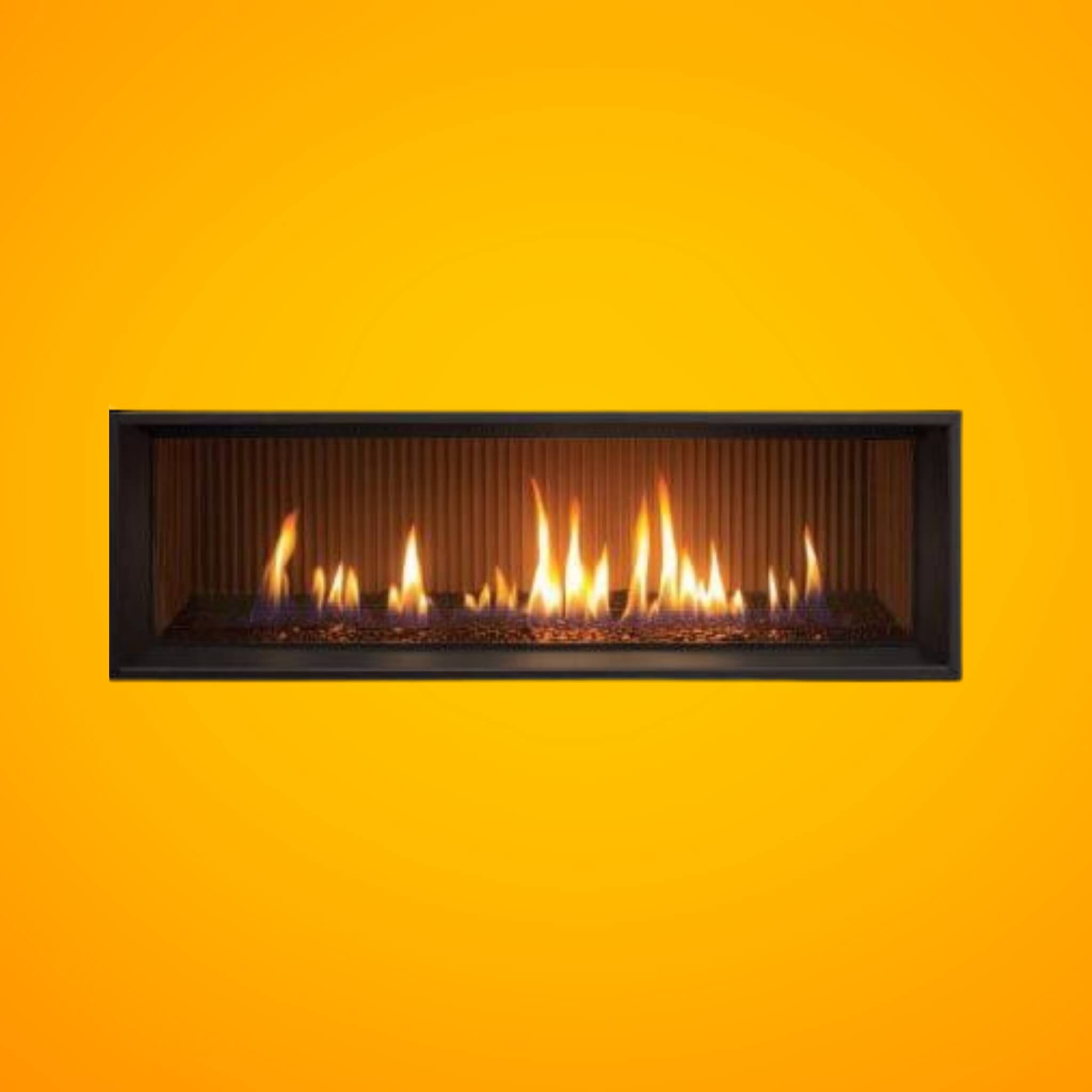 Enviro Linear Nova Direct Vent Natural Gas Fireplace With Burner Tray, Vermiculite, Steel Liner & LP Conversion Kit [C44-2] (