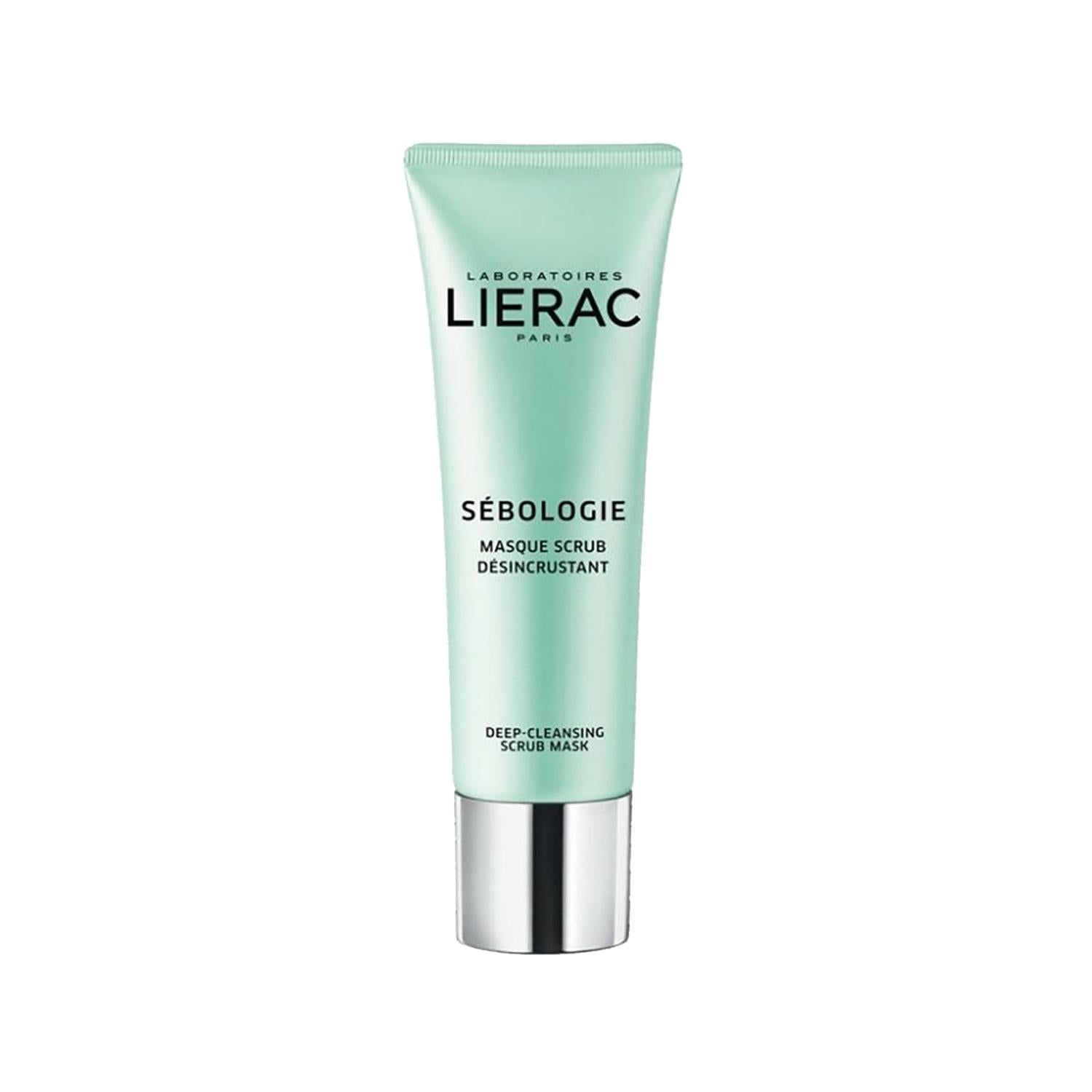 Lierac Sebologie Deep Cleansing Scrub Mask - Purifying Skincare for Oily & Acne-Prone Skin, 1.69 fl oz