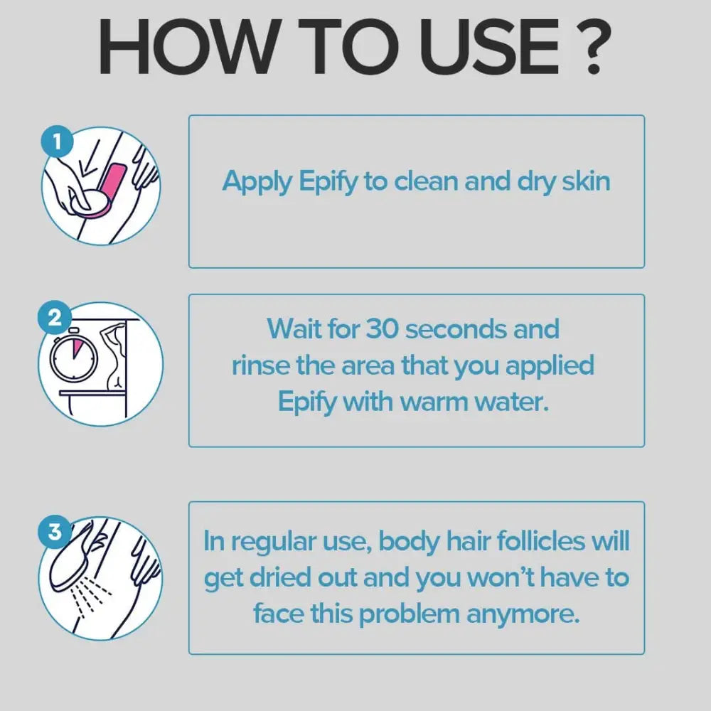 Epify Hair Removal Cream 250 ml (Pack of 6)