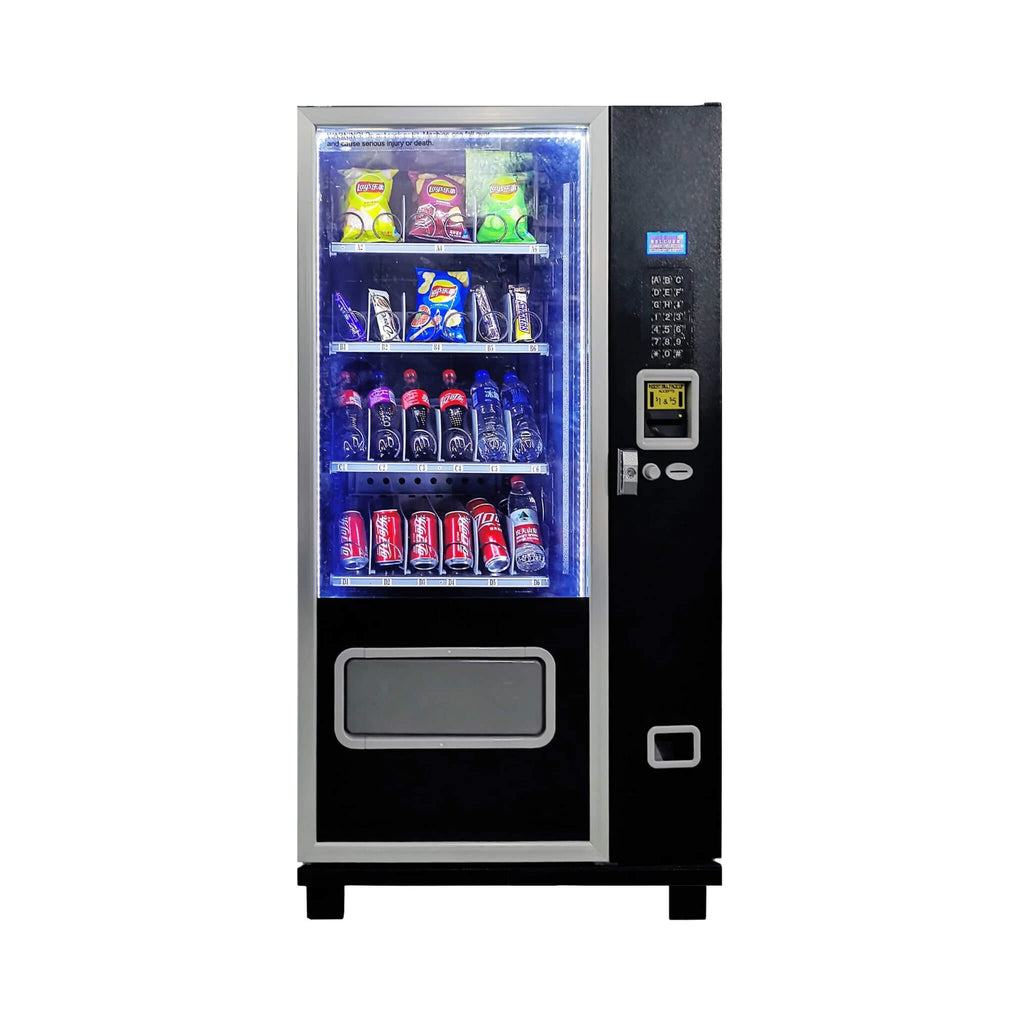 Epx 5FT Snacks And Drinks Combo Vending Machine With Refrigeration And Bill Acceptor [G424] (SAK51689) – SAKSBY WHOLESALE