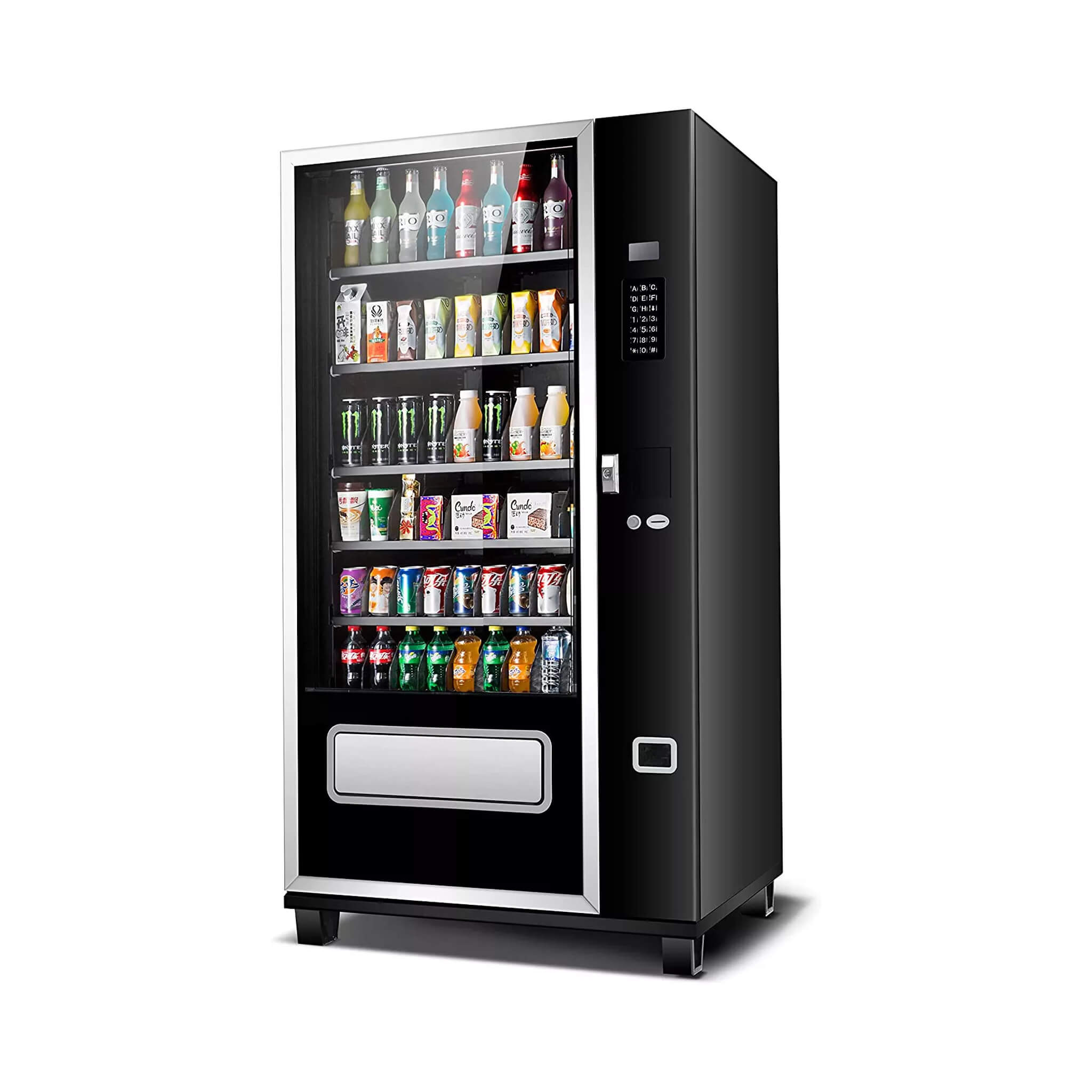 Epx Large 6FT Snacks And Drinks Combo Vending Machine With Dual Zone Refrigeration And Bill Acceptor [EP-G654] (SAK47539) – S