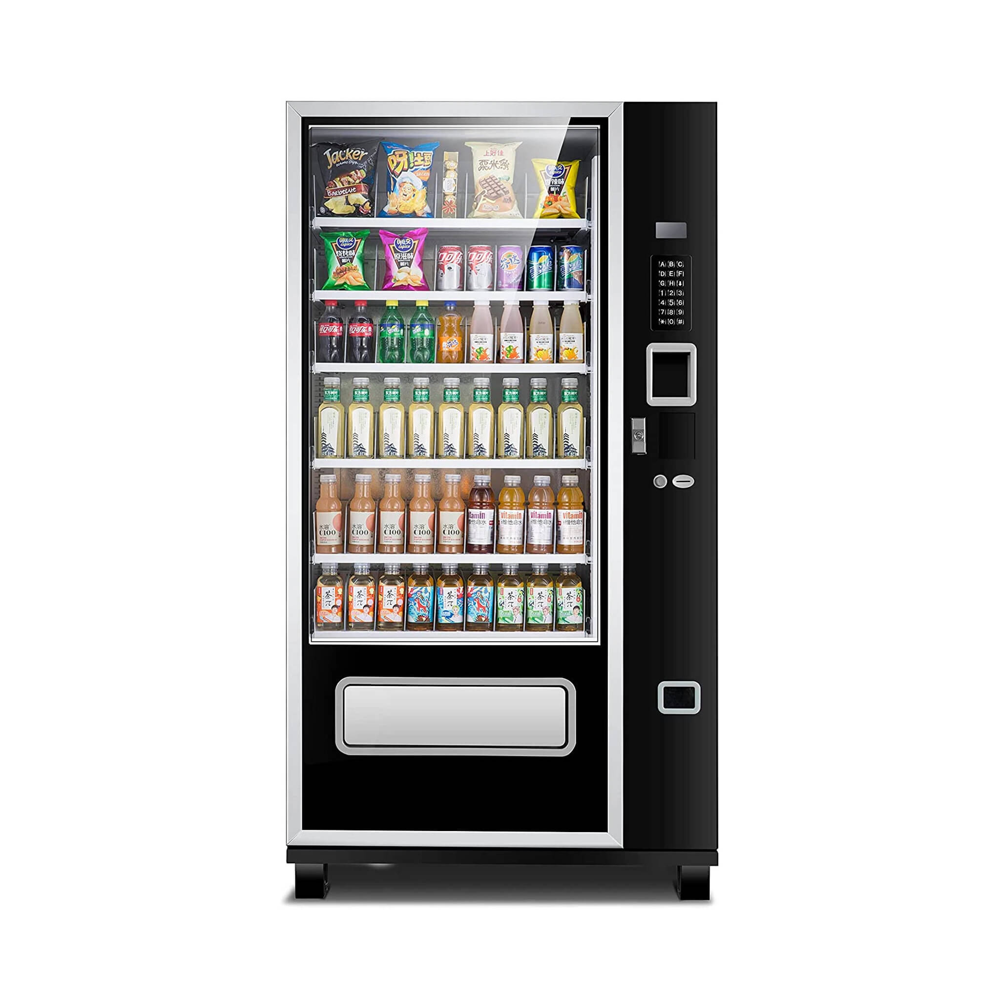 Epx Large 6FT Snacks And Drinks Combo Vending Machine With Dual Zone Refrigeration And Bill Acceptor [EP-G654] (SAK47539) – S