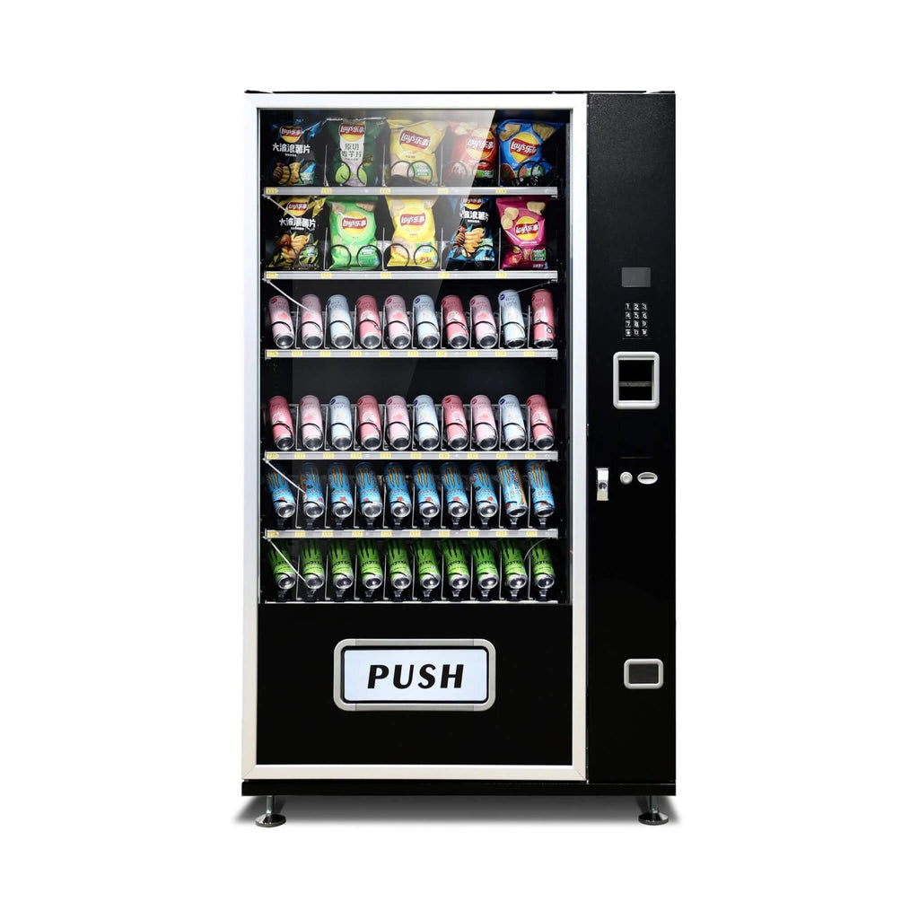 Epx Extra Large 6FT Snacks And Drinks Combo Vending Machine With Dual Zone Refrigeration And Bill Acceptor [EP-G660] (SAK1296