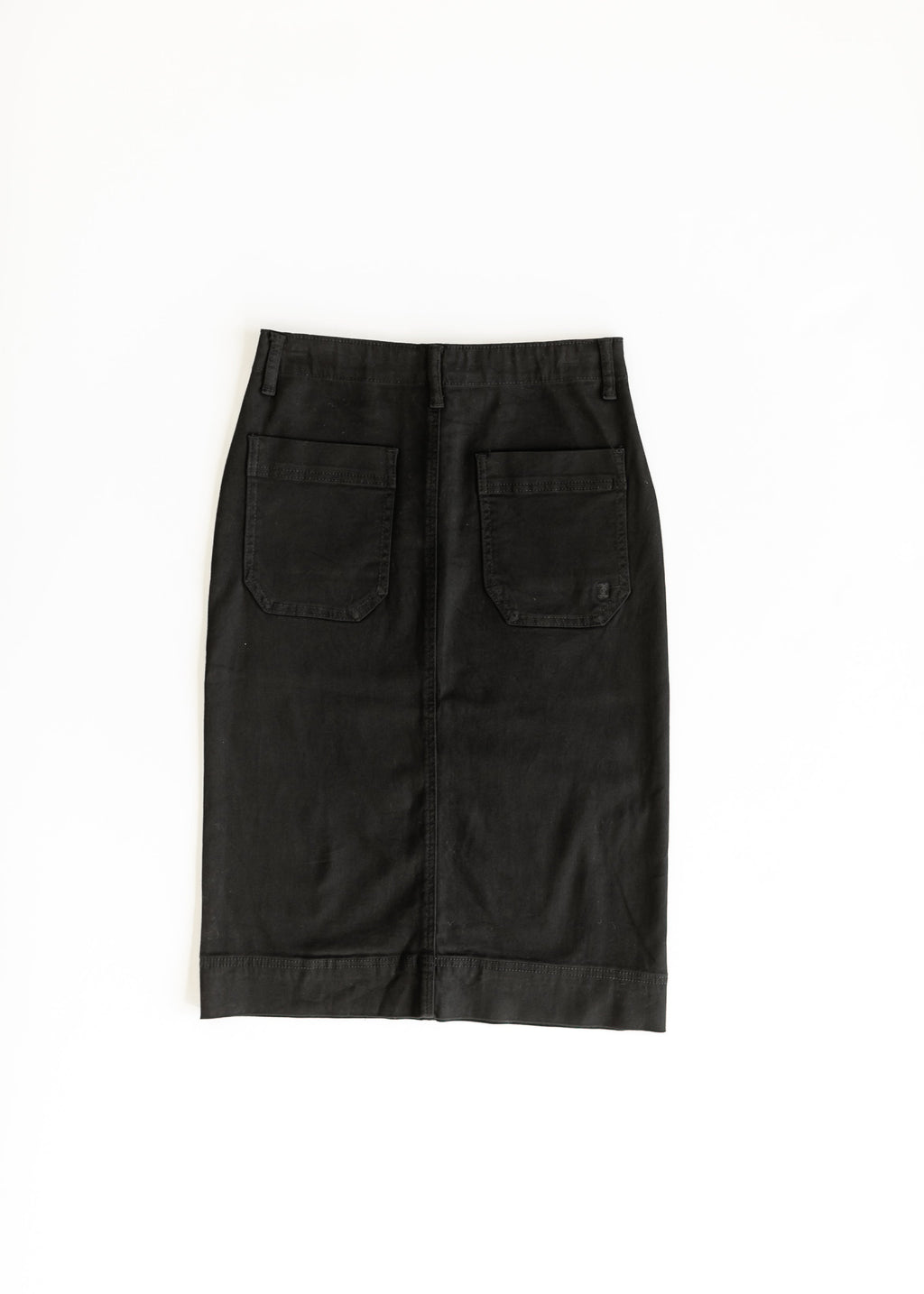 Inherit Co. Erica Cotton Twill Midi Skirt - FINAL SALE — product on model