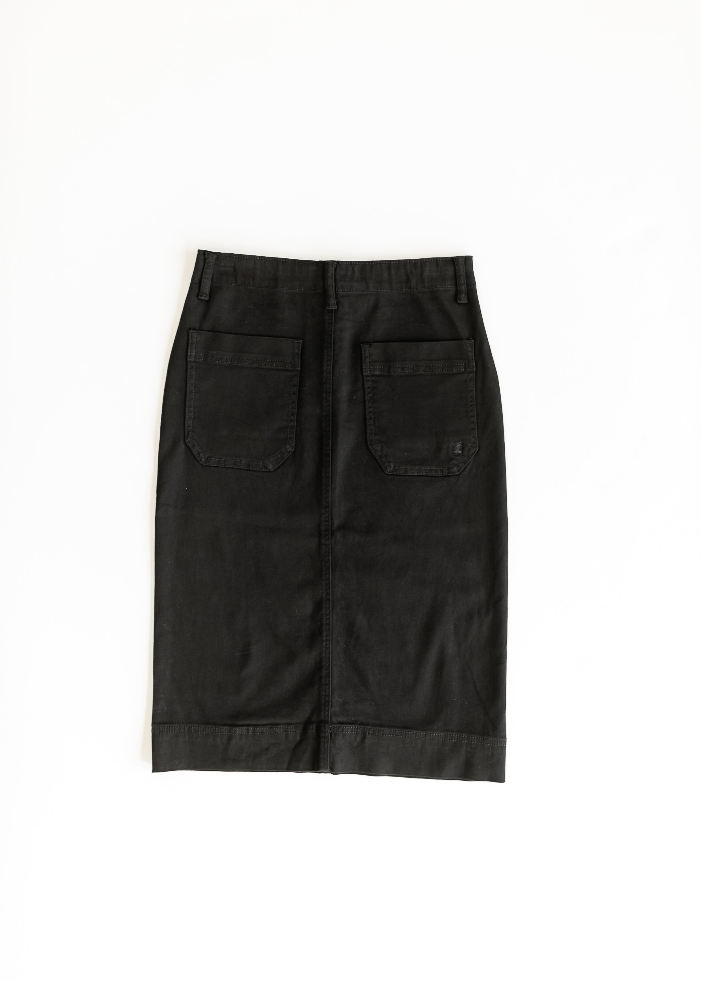 Inherit Co. Erica Cotton Twill Midi Skirt - FINAL SALE — product on model
