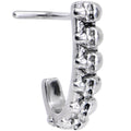 BodyCandy 20G Halloween Scary Skulls Faux Hoop L Shaped Nose Ring — main product shot