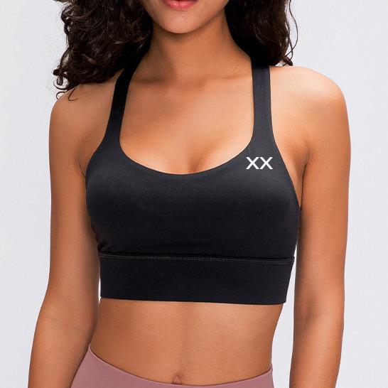 BLACKOUT BARBELL Ryla Bra — detail and construction