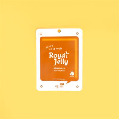 MjCare Royal Jelly Face Mask - Anti-aging Hydrating Disposable Sheet Mask with Hyaluronic Acid & Allantoin
