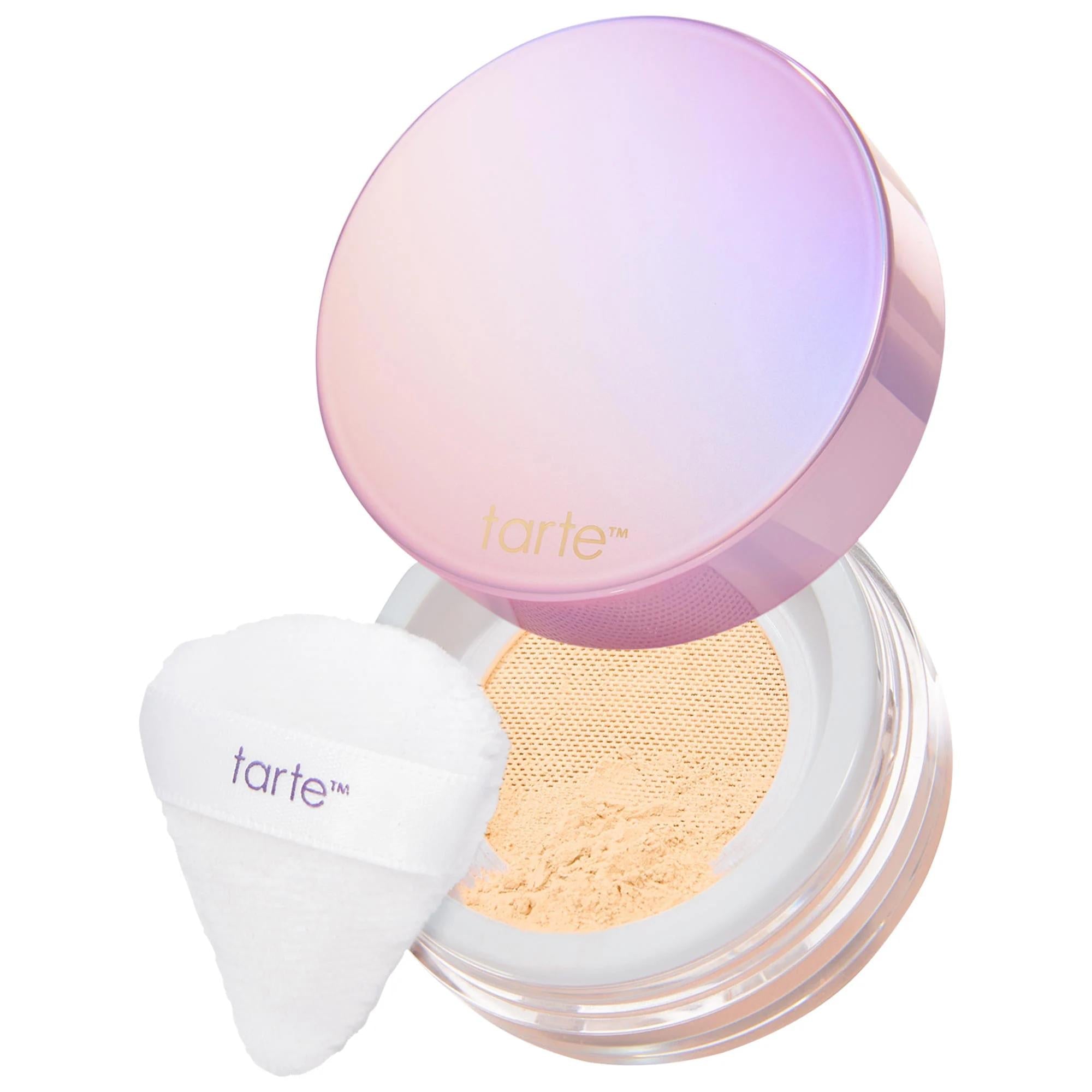 Tarte Creaseless Setting & Brightening Powder: Amazonian Clay, 16-Hour Wear, Cruelty-Free - Natural, Bright Under-Eye Look All Day.