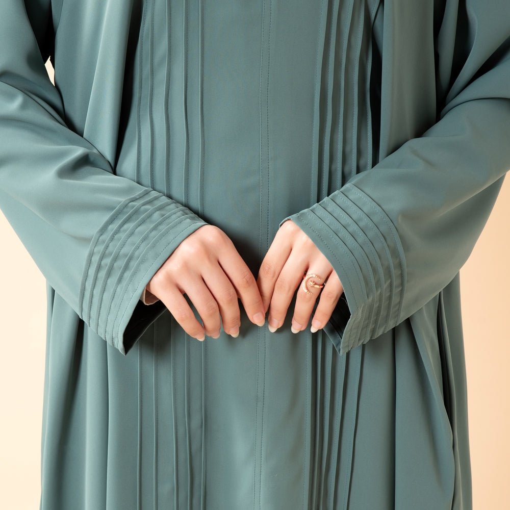 Mariam's Collection Serene Pleated Georgette Abaya Loose Full-Length Modest Style (MA254) — packaging