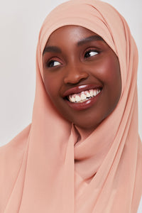 Essential Chiffon Hijab - Cafe Creme Scarves & Shawls Veiled Collection 