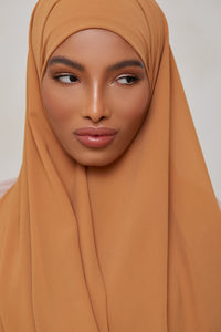 Essential Chiffon Hijab - Latte Veiled Collection 
