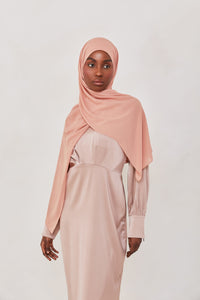 Essential Chiffon Hijab - Rose Taupe Scarves & Shawls Veiled Collection 
