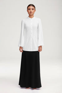 Essential Jersey A-Line Maxi Skirt - Black Clothing Veiled 