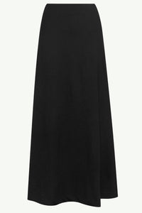 Essential Jersey A-Line Maxi Skirt - Black Clothing Veiled 