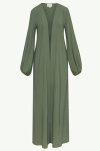 Essential Jersey Open Abaya - Sage Clothing Veiled 