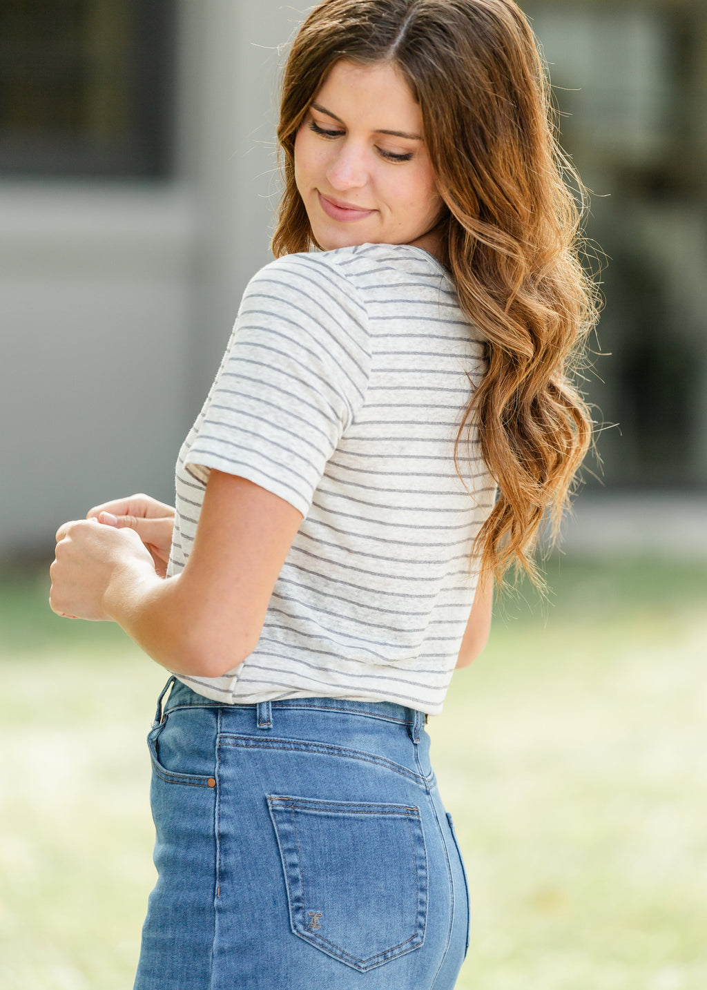 Inherit Co. Essential Linen Short Sleeve T-shirt - FINAL SALE — flat-lay composition