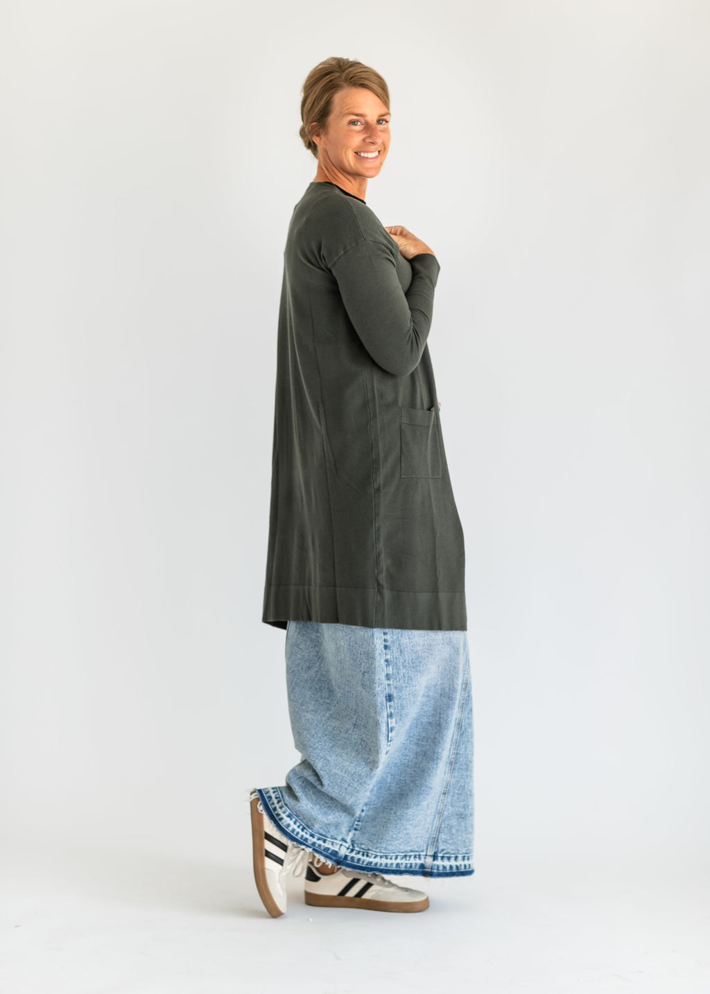 Inherit Co. Essential Long + Soft Cardigan — packaging