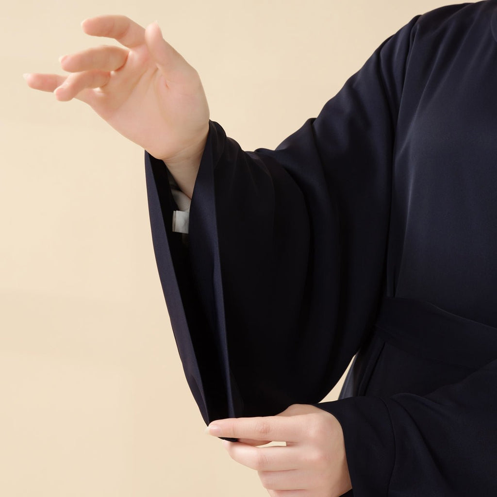 Mariam's Collection Essential Premium Loose Fit Abaya 2-Piece Set with Versatile Pockets (MA120) — alternative angle