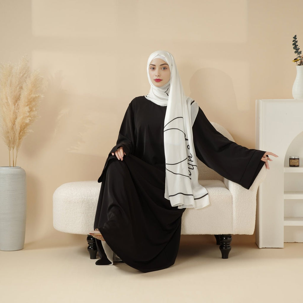 Mariam's Collection Essential Premium Loose Fit Abaya 2-Piece Set with Versatile Pockets (MA120) — product category context