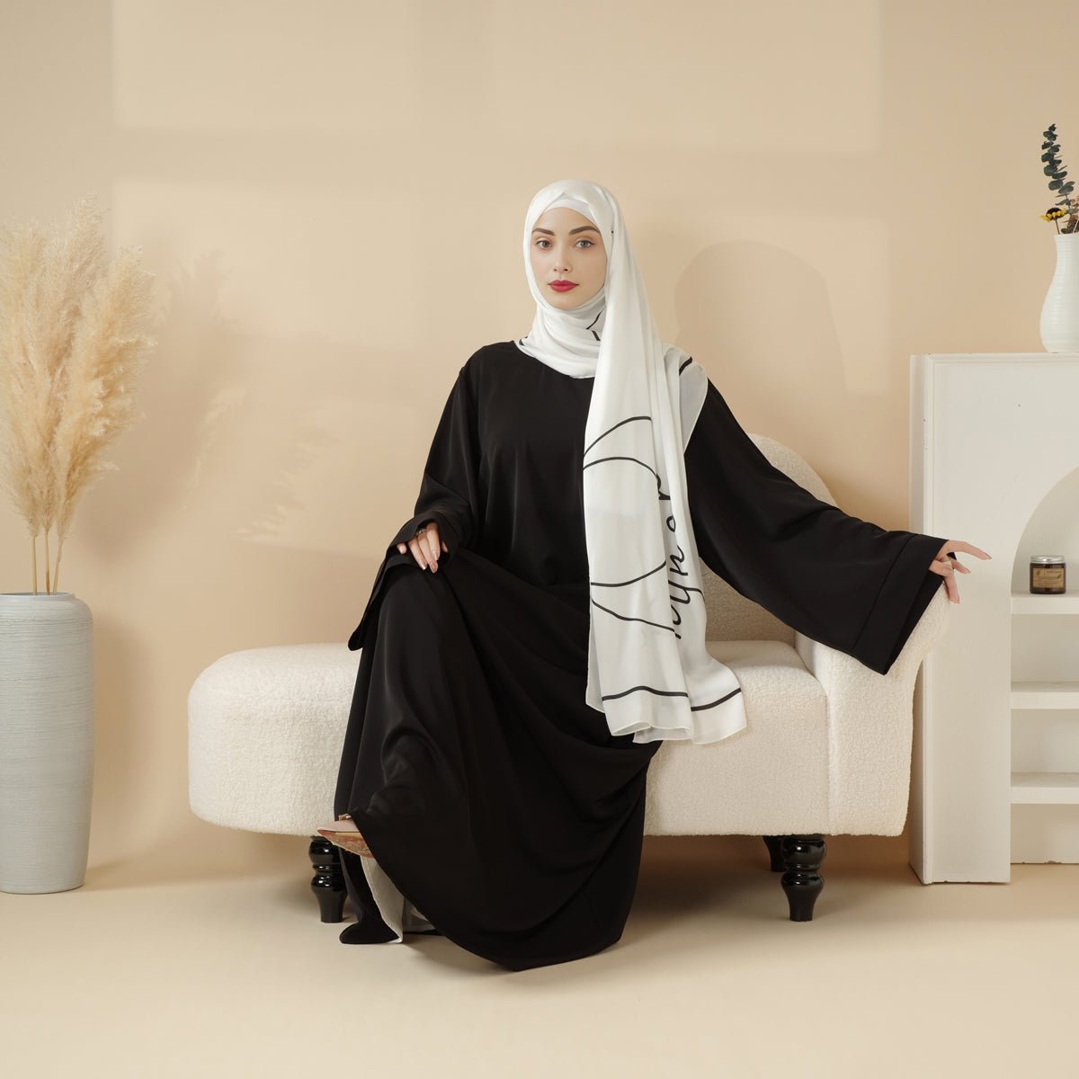 Mariam's Collection Essential Premium Loose Fit Abaya 2-Piece Set with Versatile Pockets (MA120) — product category context