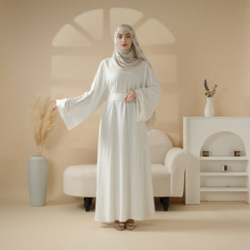 Essential Premium Loose Fit Abaya 2-Piece Set with Versatile Pockets (MA120)