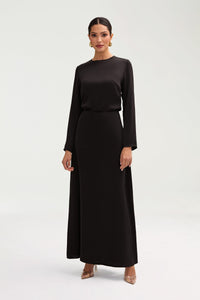 Essential Satin Top - Black Clothing Veiled 