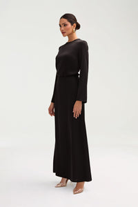 Essential Satin Top - Black Clothing Veiled 