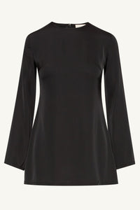 Essential Satin Top - Black Clothing Veiled 