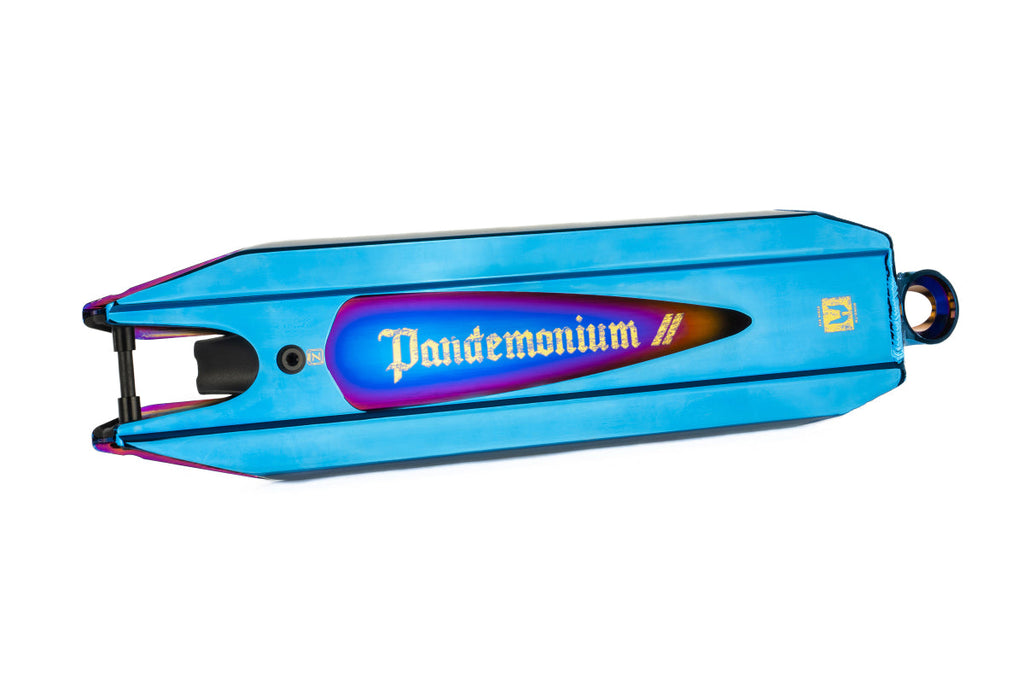 Ethic DTC Pandemonium V2 Scooter Deck 18.1″ (460mm) - Chrome Blue