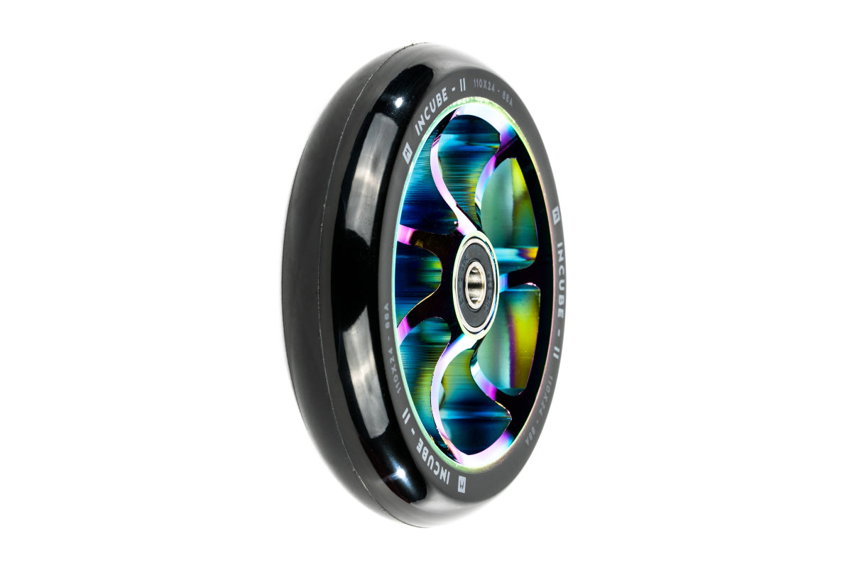 Ethic DTC Incube V2 ″8 STD″ Wheels 88a 110mm - Neo Chrome (Pair)