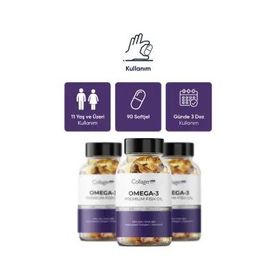 Collagen Forte Premium Omega 3 1000 mg Softgel Capsules