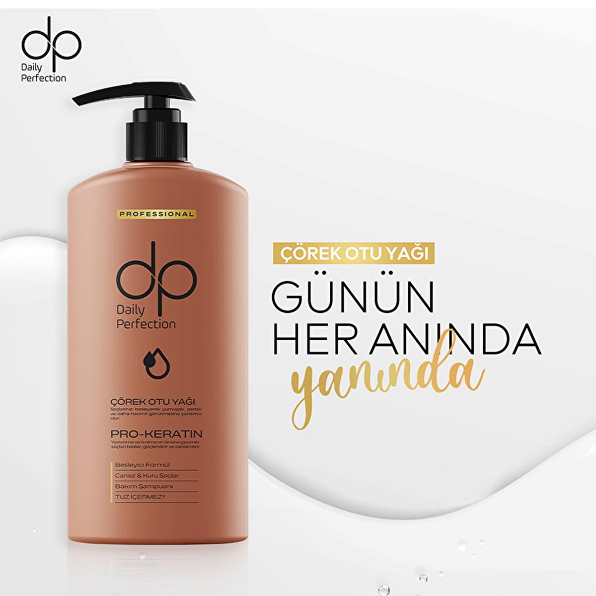 DP Shampoo ‚šrek Otu: Black Seed Oil Shampoo for Hair Strengthening, Growth & Damage Repair - Salt-Free Formula