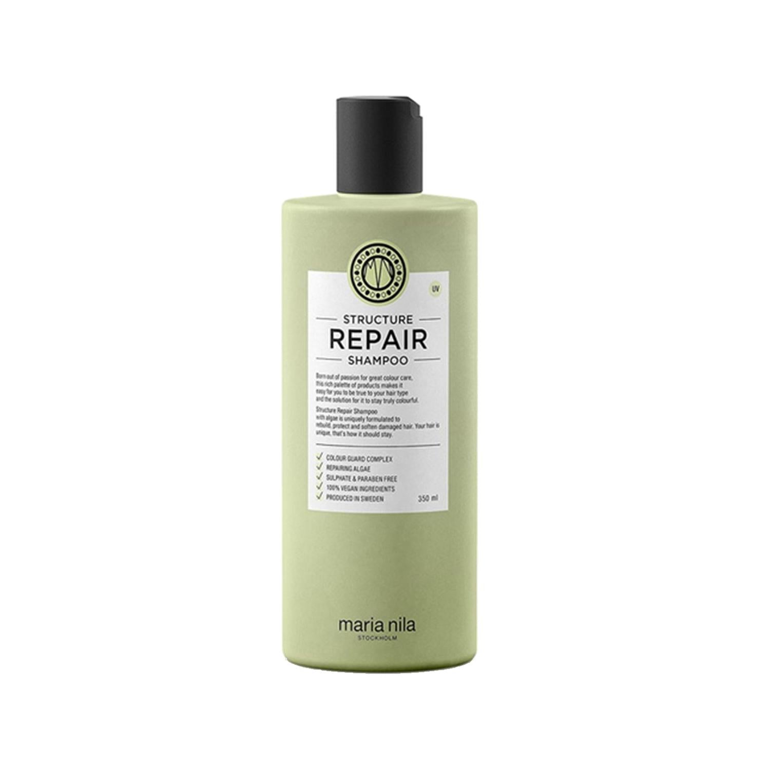 Maria Nila Sulfate-Free Repair Shampoo for Damaged Hair - 11.83 fl oz, Gentle Hair Care