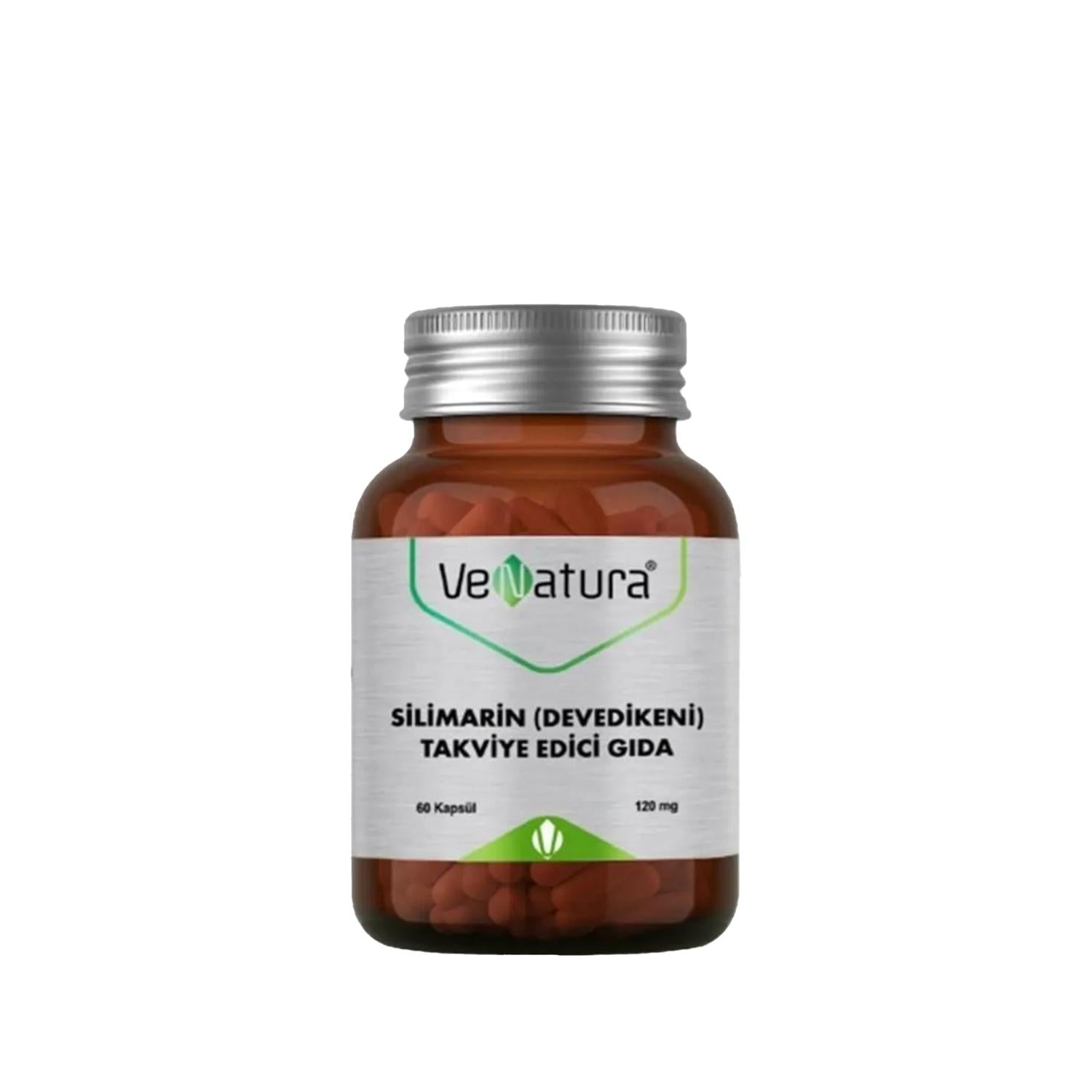 VeNatura Silimarin Devedikeni Dietary Supplement for Liver Health - 60 Capsules, Natural Antioxidant Support