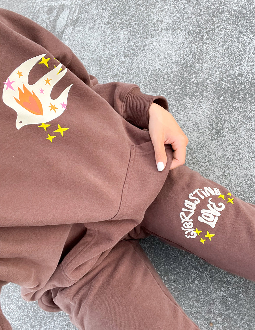 Elevated Faith Everlasting Love Unisex Sweatpant — side view