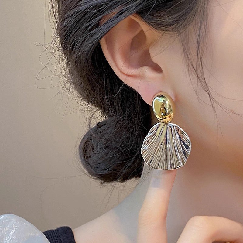 Mariam's Collection Everyday Chic Artisan Texture Drop Earrings (MAC323) — main product shot