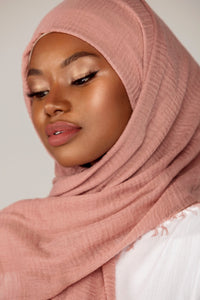 Everyday Crinkle Hijab - Rose Dawn Veiled Collection 