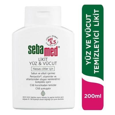 Sebamed Liquid Facial Cleanser - Gentle, pH-Balanced, Dermatologically Tested for Sensitive Skin - 200ml