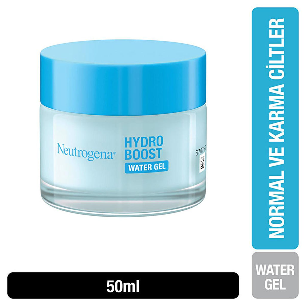 Neutrogena Hydro Boost Water Gel: Intense Hyaluronic Acid Facial Moisturizer for Dry Skin - Oil-Free, Non-Comedogenic, 1.69 fl oz
