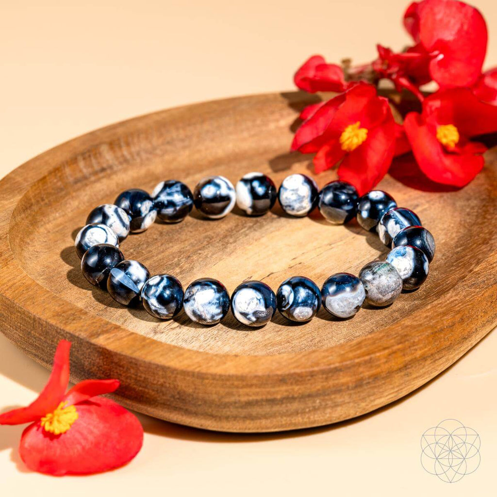 Exotic Orca Agate Bracelet of Deep Healing – Conscious Items, view 5