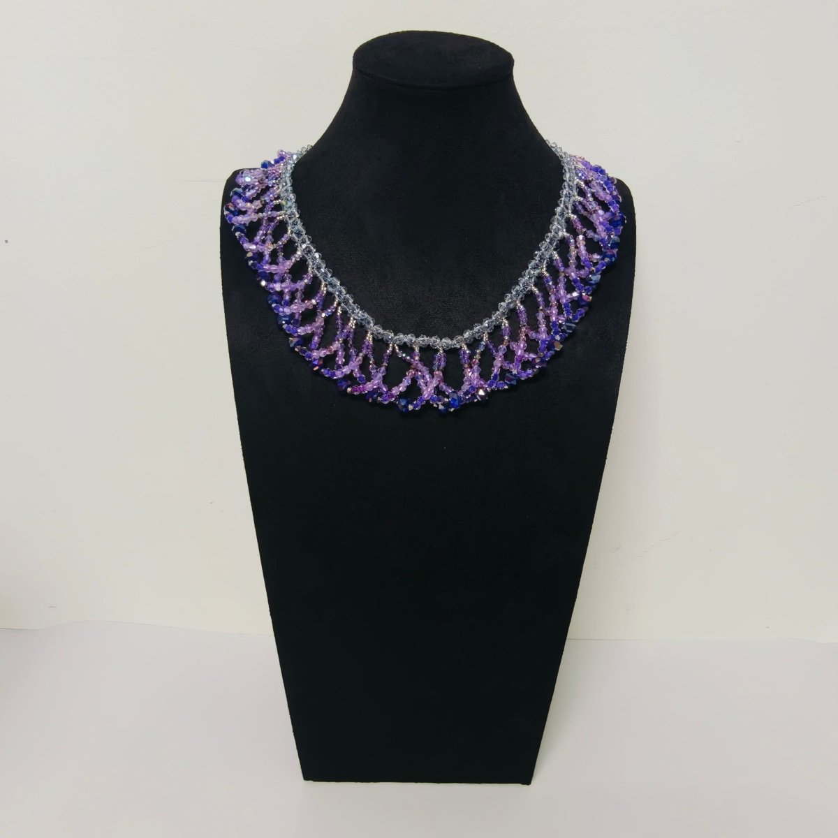 Mariam's Collection Handmade Woven Beaded Necklace | Glass Beads & Shell Pearls Choker | Intricate… — packaging