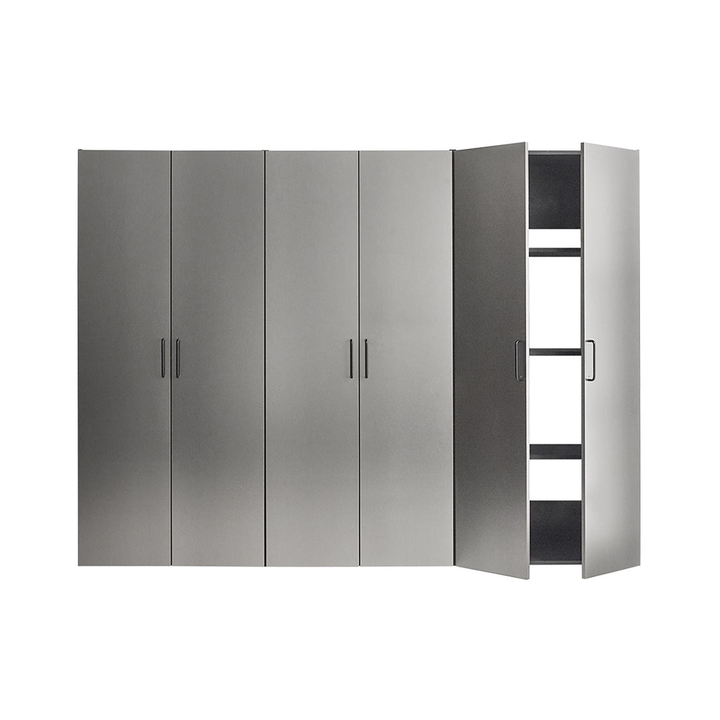 Extra Large Heavy-Duty 96-Inch Garage Cabinet Storage Set With Soft-Close Doors And Adjustable Shelves (SAK74369) – SAKSBY WH