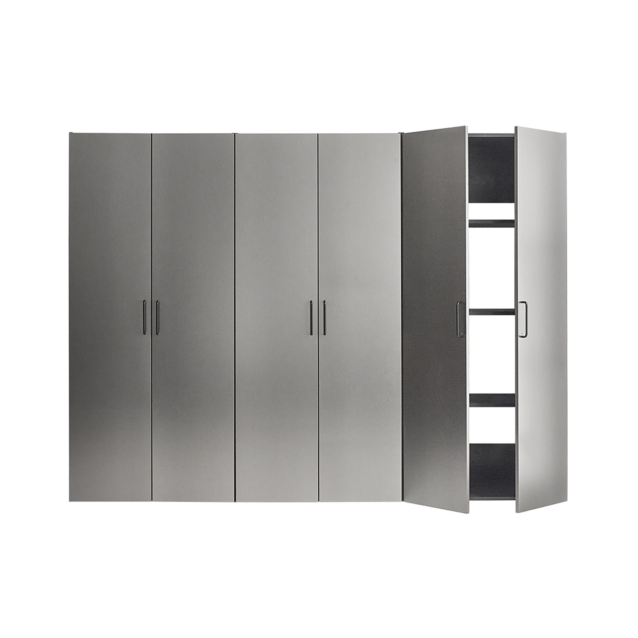 Extra Large Heavy-Duty 96-Inch Garage Cabinet Storage Set With Soft-Close Doors And Adjustable Shelves (SAK74369) – SAKSBY WH