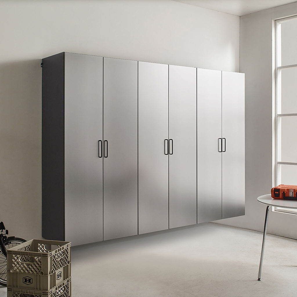 Extra Large Heavy-Duty 96-Inch Garage Cabinet Storage Set With Soft-Close Doors And Adjustable Shelves (SAK74369) – SAKSBY WH