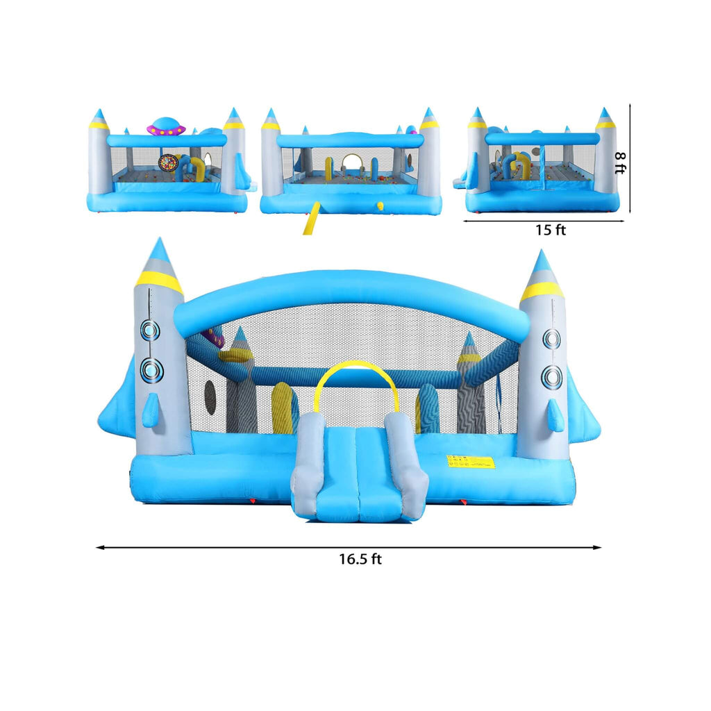 Extra-Large Multifunctional Jump'N Slide Inflatable Bouncer With Blower (SAK81243) – SAKSBY WHOLESALE, view 13